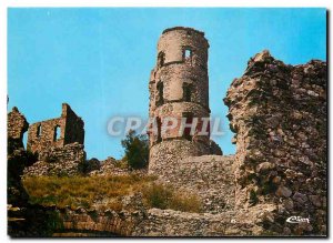 Postcard Modern Grimaud Var The ruins of the castle