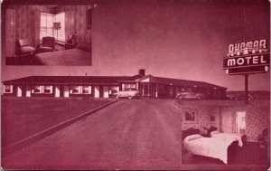 Postcard Dunmar Motel in Evanston, Wyoming~136492