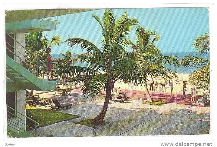 Sea Castle Motel, St. Petersburg,  Florida,   PU-1973