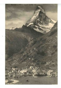 Switzerland - Zermatt. Le Mont Cervin (The Matterhorn) & Village