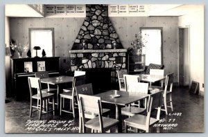 RPPC  Haywood  Wisconsin  Magill's Tally  Dining Room  Postcard c1930