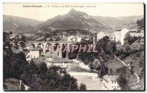 Old Postcard Saint Claude Viaduct and the Sugar Loaf