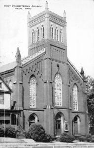 Cadiz Ohio 1951 Postcard First Presbyterian Church Harrison County