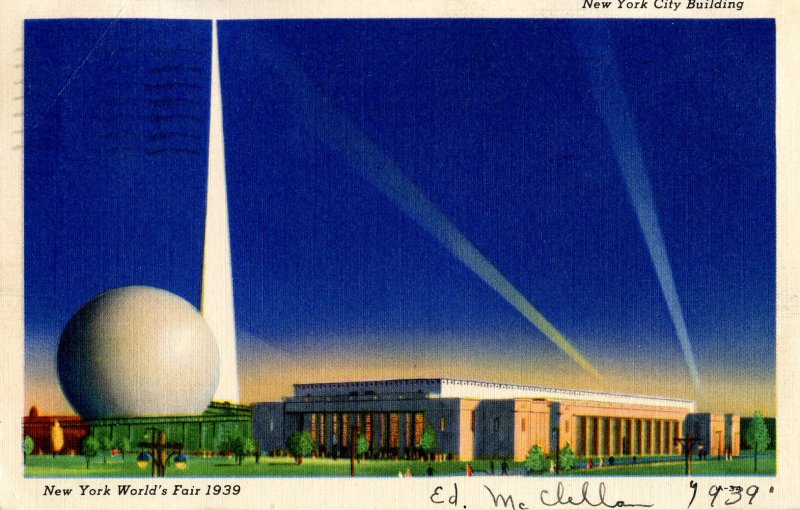 NY - New York World's Fair, 1939. New York City Building