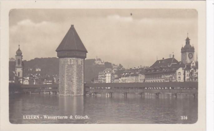 Switzerland Luzern Wasserturm & Guetsch Photo