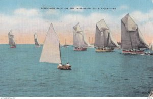 Schooner Race on the MISSISSIPPI Coast , 1930-40s