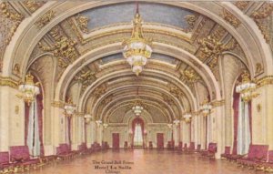 Illinois Chicago Hotel La Salle The Grand Ball Room 1910