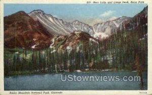 Bear Lake & Longs Peak - Estes Park, Colorado CO Postcard
