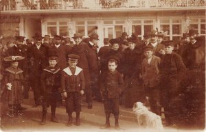 Lot161 Rombach real photo children with a dog germany