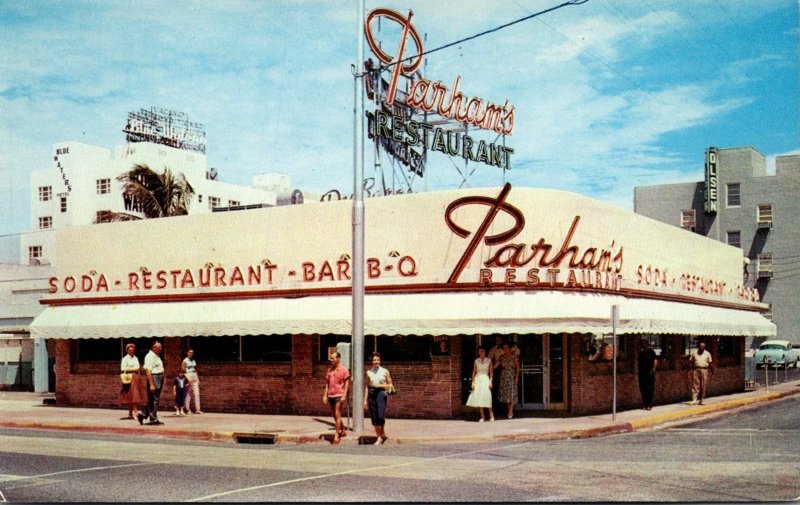 Florida Miami Beach Parham's Restaurant 73rd and Collins Avenue