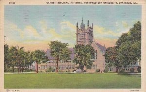 Garrett Biblical Institute Northwestern University Evanston Illinois 1956