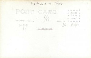 Railroad, Baltimore and Ohio, Engine No. 5311, RPPC