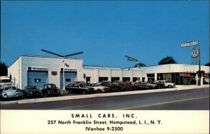 Hempstead Long Island NY Small Cars Inc Dealership VW Volkswagen Postcard