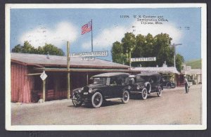 1929 POST CARD US CUSTOMS & IMMIGRATION OFFICE AT TIJUANA MEXICO