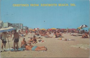 Postcard Having Fun at Rehoboth Delaware 1969