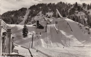 Germany Garmisch-Partenkirchen Olympia Skistadium Real Photo