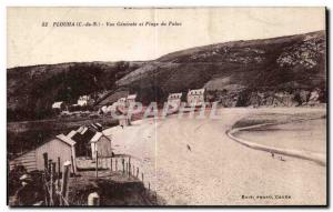 Postcard Old Plouha Vue Generale and Beach Palus