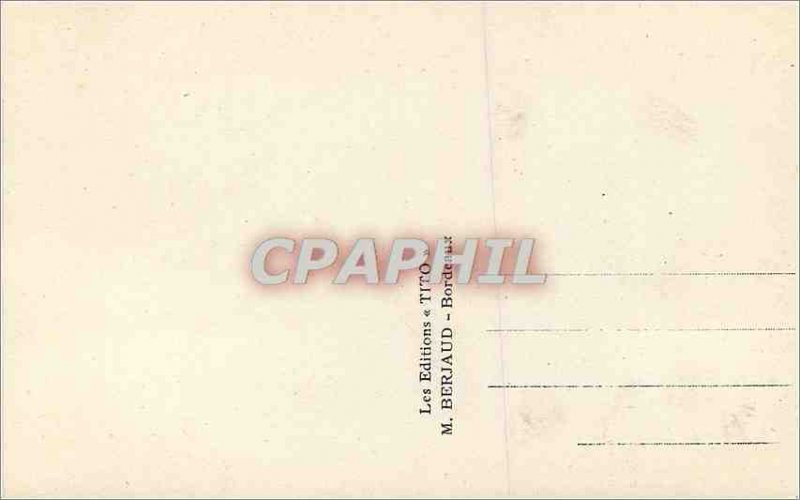 Postcard Modern Bordeaux La Terrasse du Jardin Public