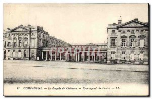 Old Postcard Compiegne The Facade du Chateau