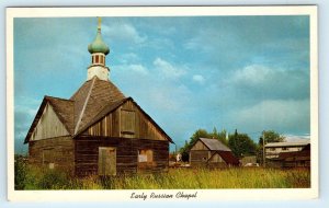 KENAI, AK Alaska~ Historic  RUSSIAN CHAPEL  (1910) c1960s Postcard