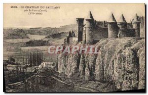 Postcard Old Chateau of Saillans near St Flour Cantal XVI Siecle