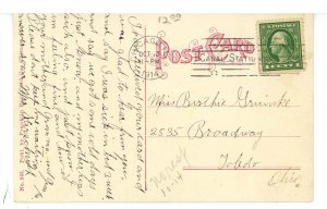 IL - Chicago. Riverview Amusement Park, Carousel & Circle Swing ca 1914