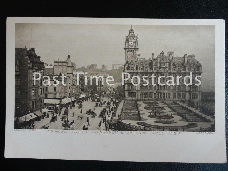 c1902 - Edinburgh & Station Hotel, Princes Street, N.B.RY. - Undivided Back