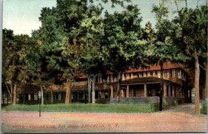 Vintage New York City Postcard  - Crescent Club - Bay Ridge Brooklyn