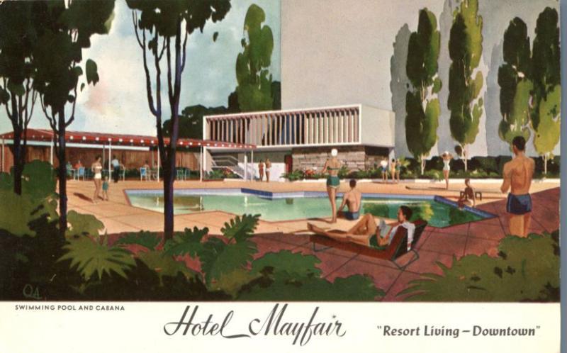 Swimming Pool at Hotel Mayfair - Los Angeles CA, California