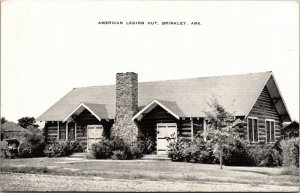 Postcard American Legion Hut in Brinkley, Arkansas