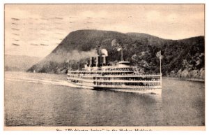 Steamer Washington Irving , in the Hudson Highlands