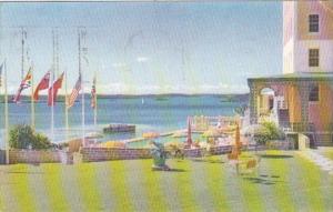 Bermuda Princess Hotel The Harbour and Swimming Pool 1953