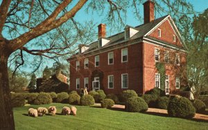 Historic Berkeley Plantation Bet. Williamsburg & Richmond VA Vintage Postcard