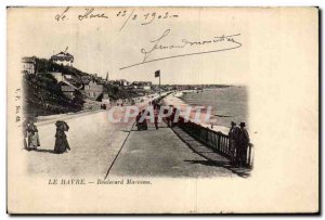 Le Havre - Boulevard Maritime - Old Postcard