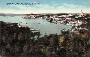 Hamilton Bermuda from Abbotsford Scenic View Vintage Postcard JH230176