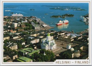 Finland Helsinki South Harbour The Helsinki Lutheran Cathedral Postcard BS.26