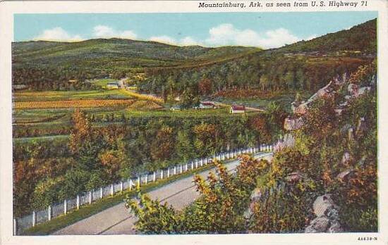 Arkansas Mountainburg As Seen From U S Highway 71