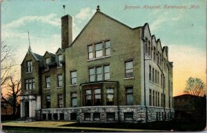 USA Bronson Hospital Kalamazoo Michigan Vintage Postcard C032