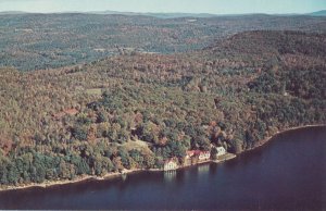 Lake Spofford NH, New Hampshire - Camp Notre Dame - Aerial View and History