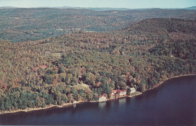 Lake Spofford NH, New Hampshire - Camp Notre Dame - Aerial View and History