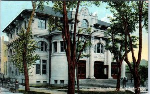 SALT LAKE CITY, UT Utah    The PUBLIC LIBRARY     1908   Postcard