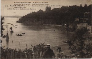 CPA SAINT-SERVAN-sur-MER L'Anse Murphi et le Chateau (1251931)