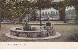 Illinois Peoria Fountain Glen Oak Park 1908