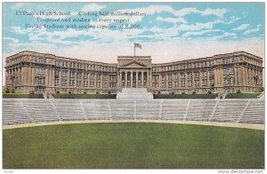 El Paso's High School, Facing Stadium, El Paso, Texas, 1900-1910s