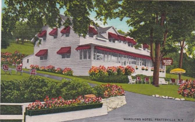 New York Prattsville Wardlows Hotel 1956