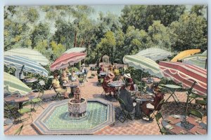 San Diego California CA Postcard Cafe Del Rey Moro Restaurant c1940's Vintage