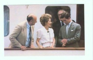 p3498 - Prince Charles & Nancy Reagan 1981 - Royalty postcard