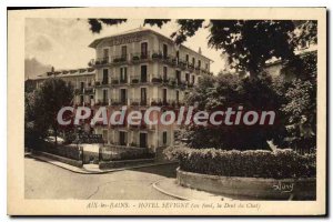 Old Postcard Aix les Bains Hotel Sevigne basically the Dent du Chat