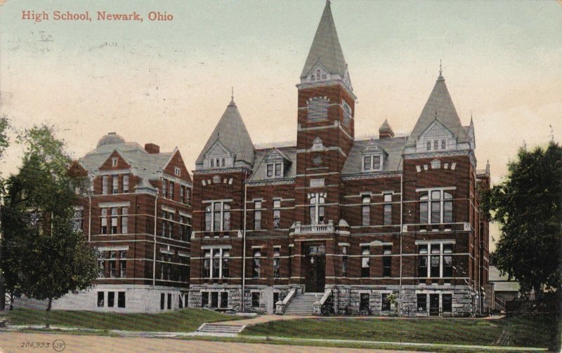 Ohio Newark High School 1909 sk3971