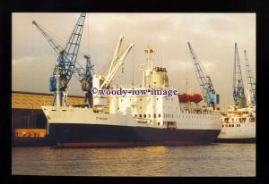 SIM0327 - Passenger-Cargo Ship - St Helen , built 1990 - postcard 